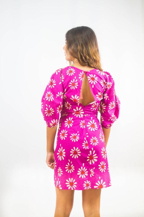 Vestido Farm coração rosa - Image 3