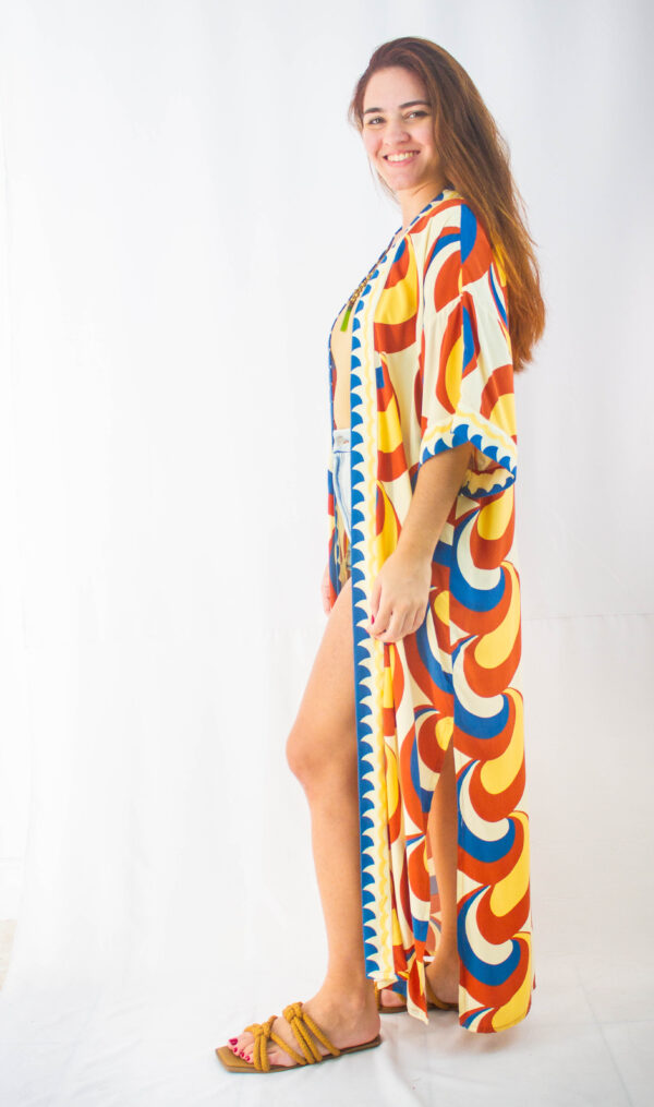 kimono longo Totem