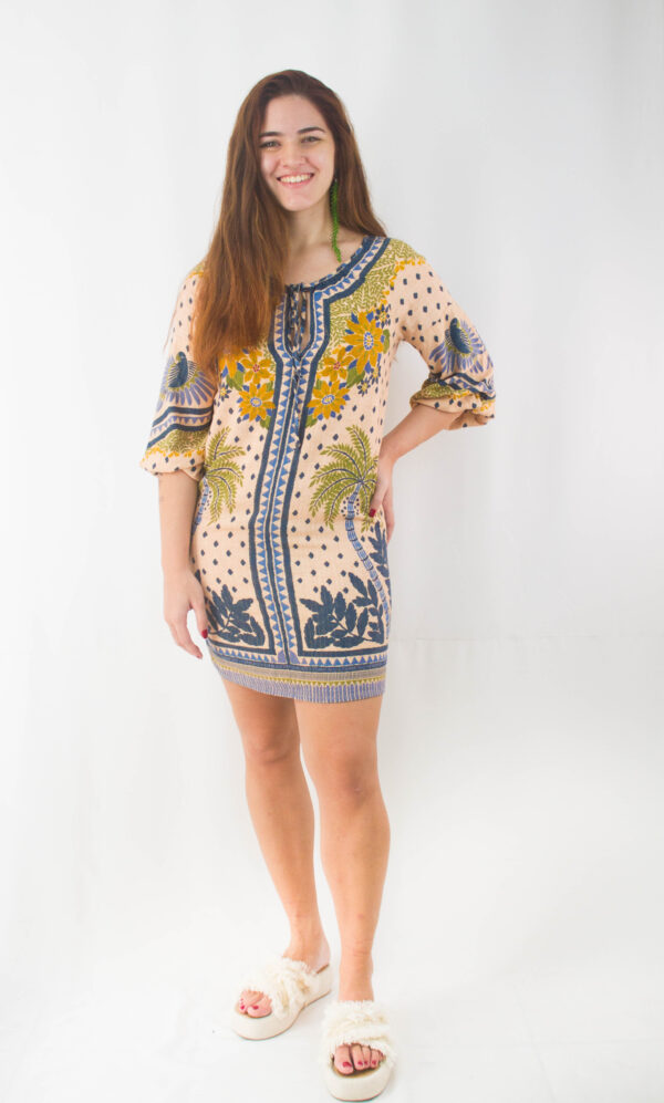 Vestido curto manga Farm - Image 2