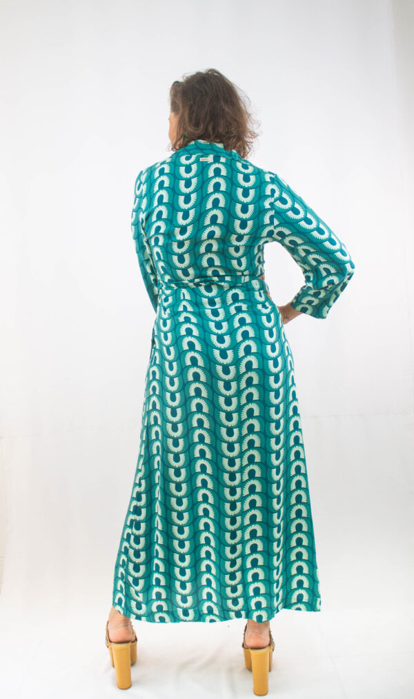 Vestido Midi manga Totem - Image 4