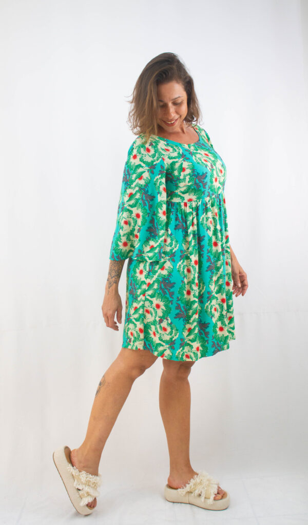 Vestido curto floral Totem - Image 2