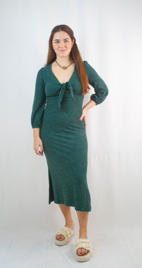 Vestido Midi manga Maria Filó - Image 2