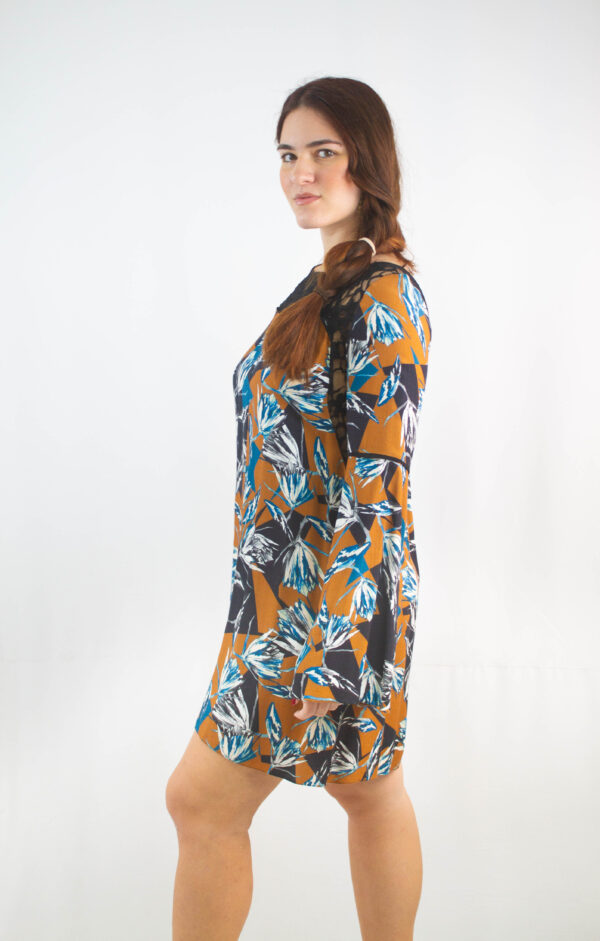 Vestido curto manga Más Animale - Image 3