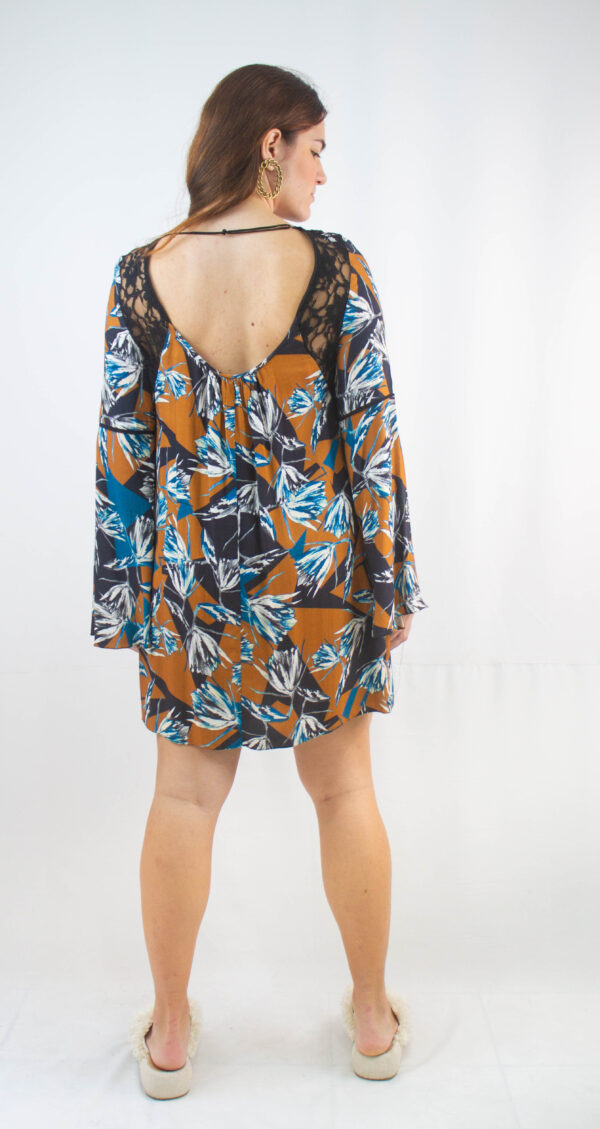 Vestido curto manga Más Animale - Image 4
