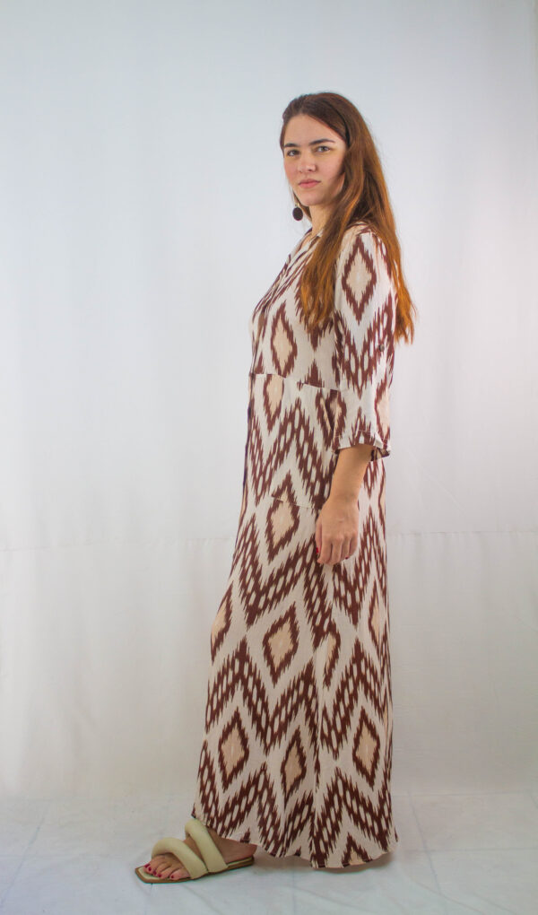 Vestido chemisie longo Totem - Image 2