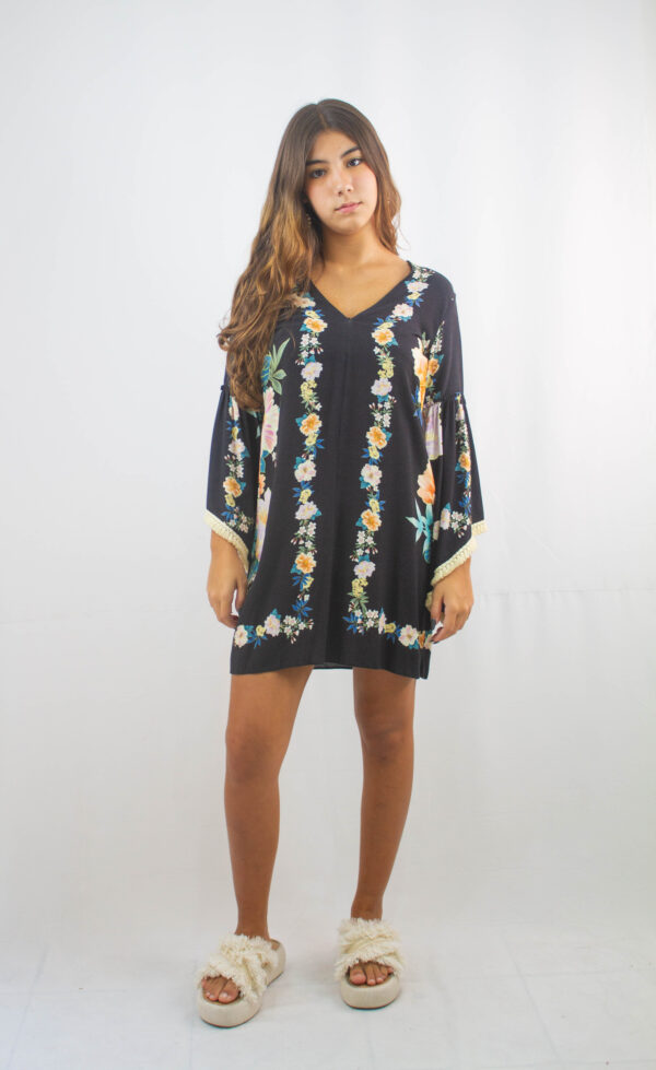 Vestido manga ampla Farm - Image 2