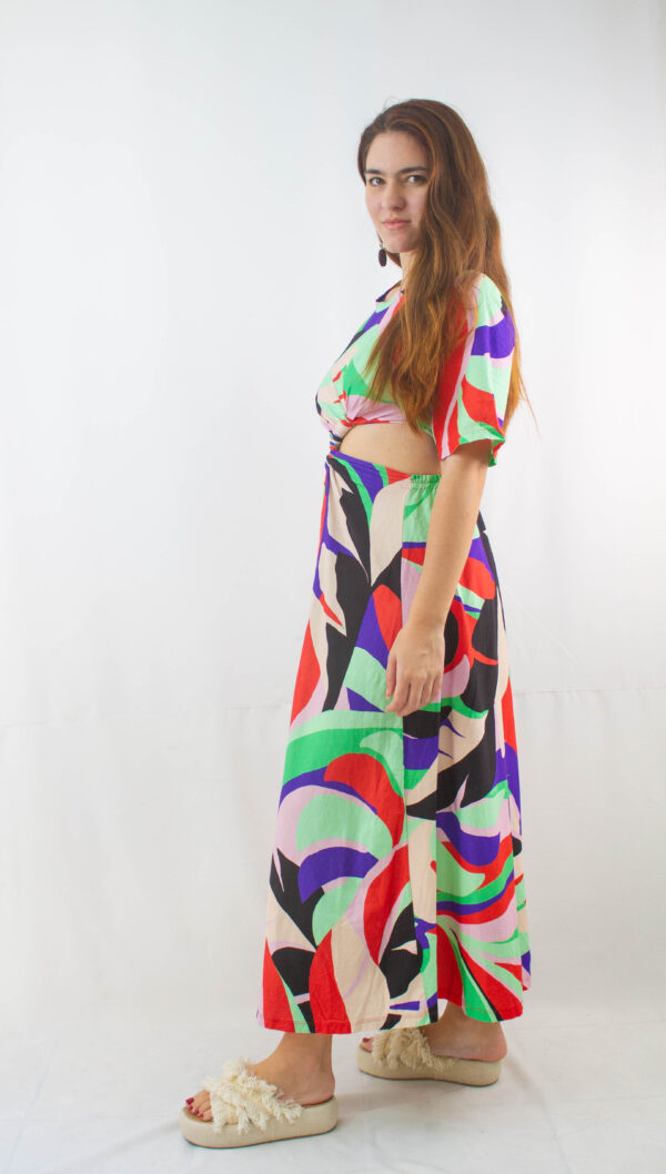Vestido midi malha Farm - Image 2