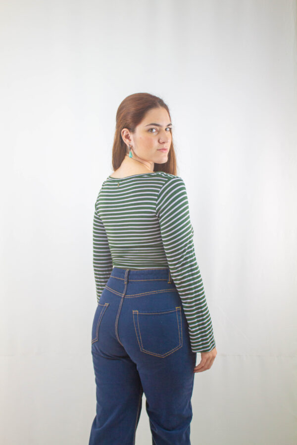 Blusa listras malha Cantão - Image 3