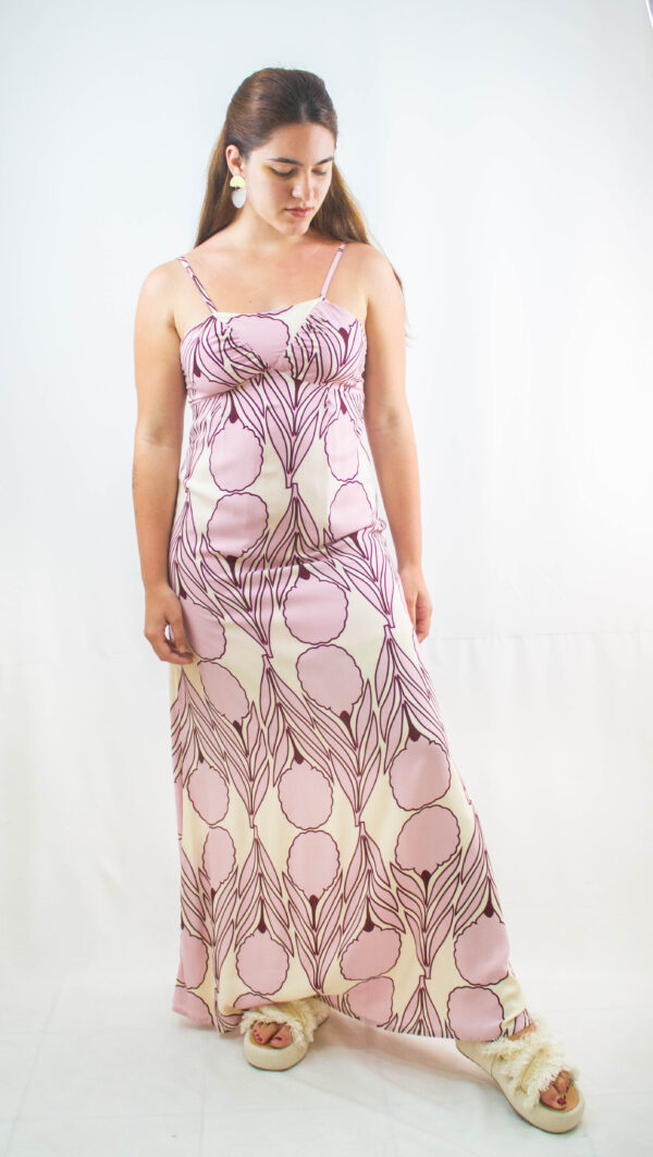 Vestido longo Totem