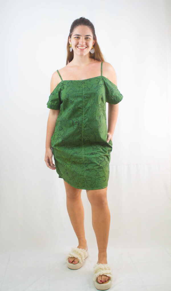 Vestido Curto Cantão